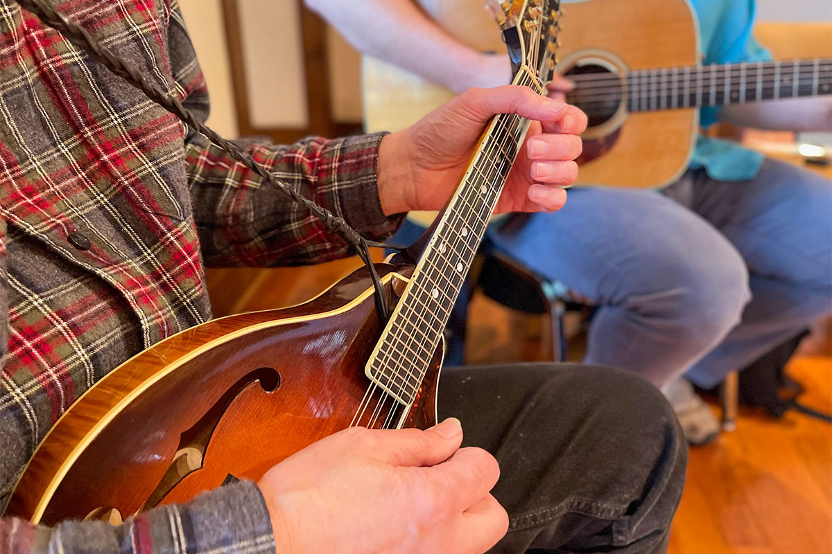 Rev. Lisa blesses Bonnie the Chihuahua