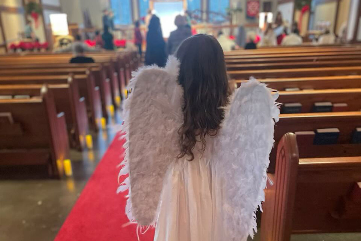 The youth of St. Timothy's are the stars of the Christmas Pageant