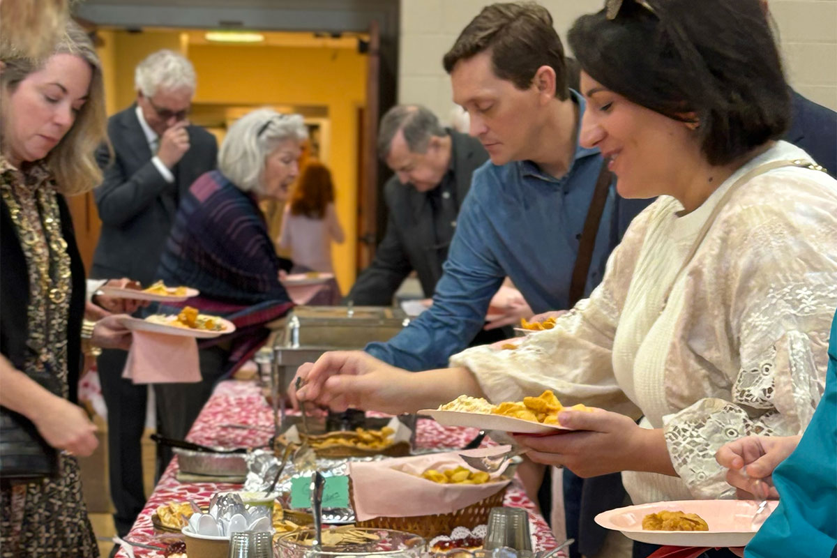 Preschool children gather for sing-alongs during the Advent festival
